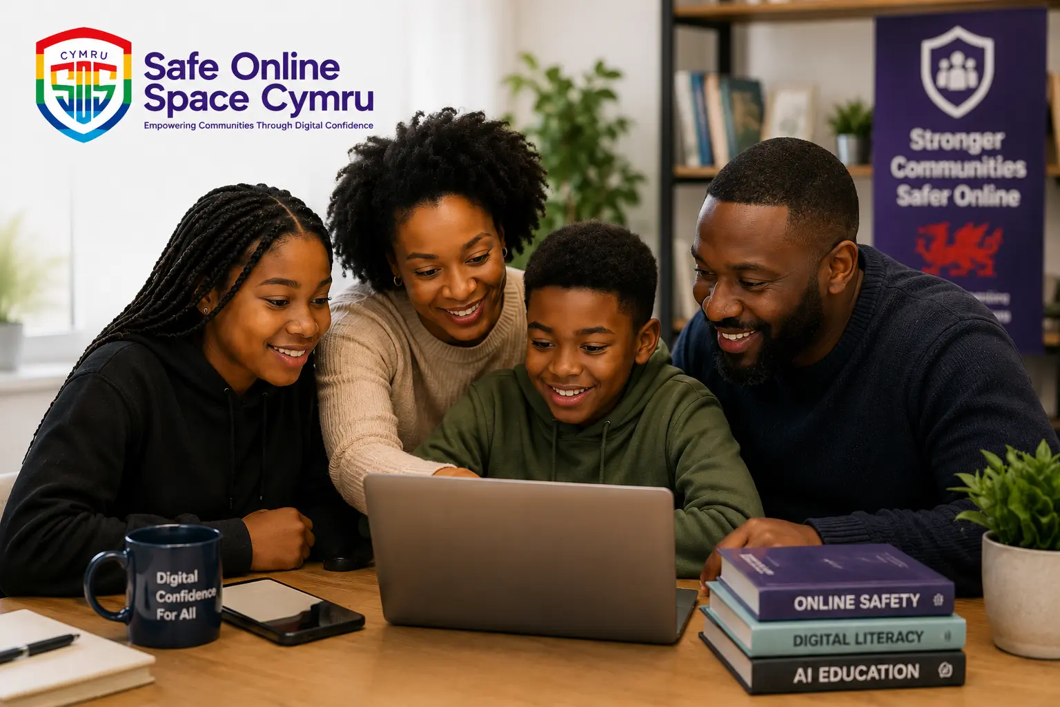 Safe Online Space Cymru delivering online safety and digital inclusion programmes across Wales
